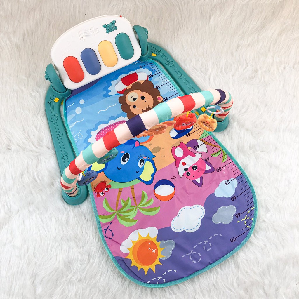 Thảm Nằm chơi kèm Đàn PiAno cho bé Hàng Loại 1 kích thích phát triển Thể Chất Và giác quan của bé