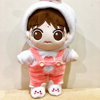 Giày thỏ bông cho doll 20cm - 15cm