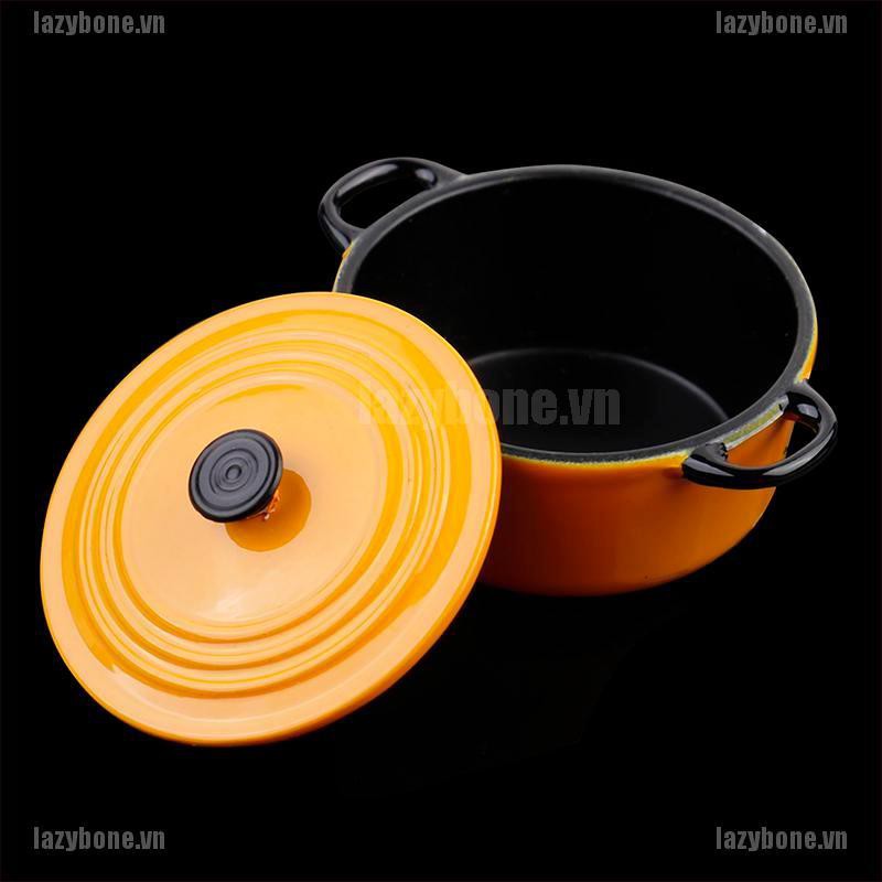 Bộ Nồi Chảo Bếp Kích Thước 34x17mm Tỉ Lệ 1: 12 Dành Cho Búp Bê