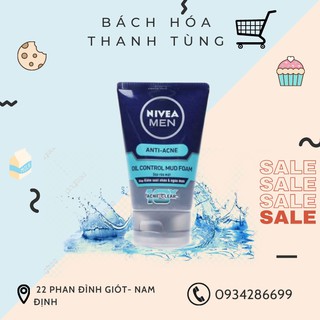 Sữa rửa mặt nam nivea da mụn