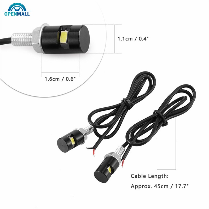 Set 2 Đèn Led 12v 5630 Smd Gắn Biển Số Xe Ô Tô/Mô Tô