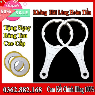 [Free Ship + Có Video] Combo 2 Tay vặn cốc lọc nước RO 10 inch. Tay vặn tháo lắp quả lọc của máy lọc nước dùng khi thay