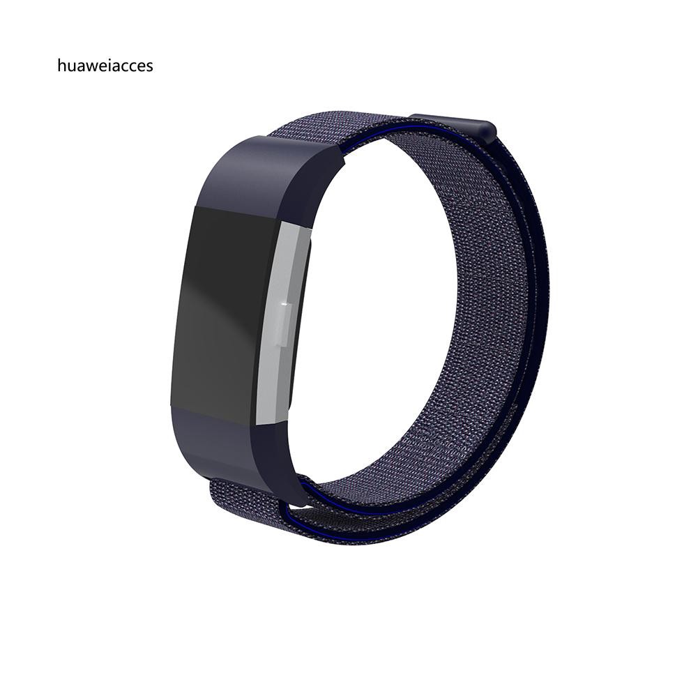 Dây đeo sợi nylon thay thế cho đồng hồ thông minh Fitbit Charge 2