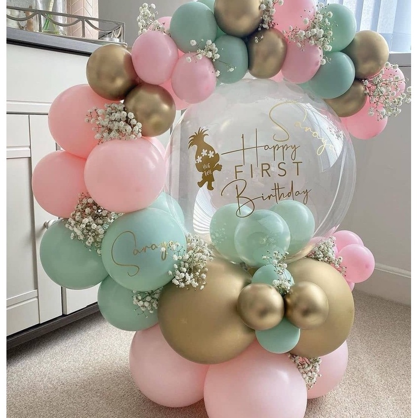 Bóng Jumbo Trong Suốt Khổng Lồ Size 90cm Trang Trí Tiệc Sinh Nhật Party - K139