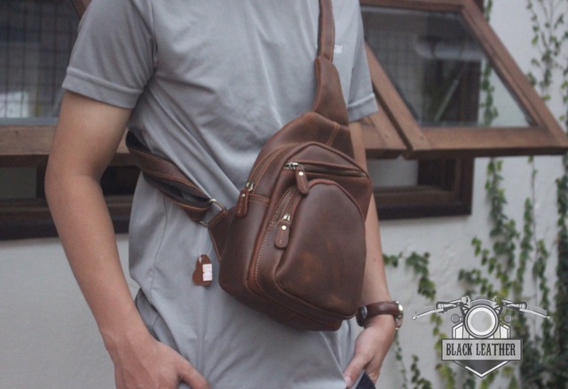 Túi đeo chéo Da Bò Thật 100%