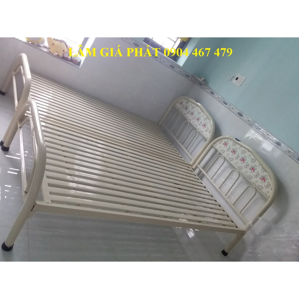 GIƯỜNG SẮT - GIƯỜNG NGỦ GIÁ RẺ - NGANG 1MX2M - FREESHIP VÀ LẮP ĐẶT