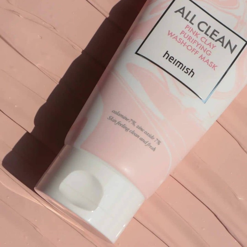 Mặt nạ Heimish All Clean Pink Clay Purifying Wash Off Mask