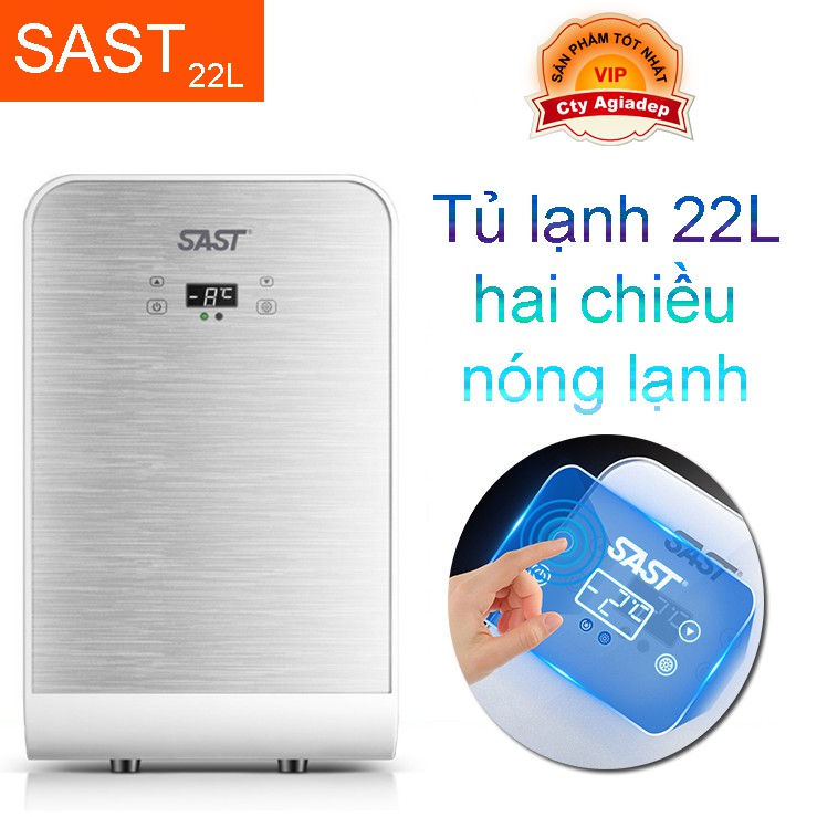 Tủ lạnh oto xe hơi Mini 22L Có LED điều khiển nhiệt độ SAST