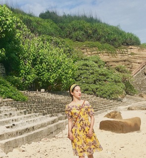 Đầm nữ đầm dáng xòe nhiều màu