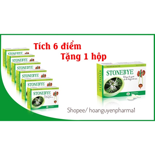 [Tích điểm chính hãng] Stonebye Hộp 30 viên - hỗ trợ sỏi đường tiết niệu