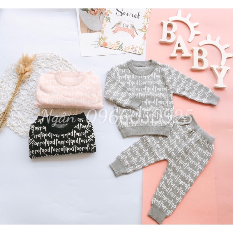 Bộ Len Size To Cho Bé Trai size 80-110