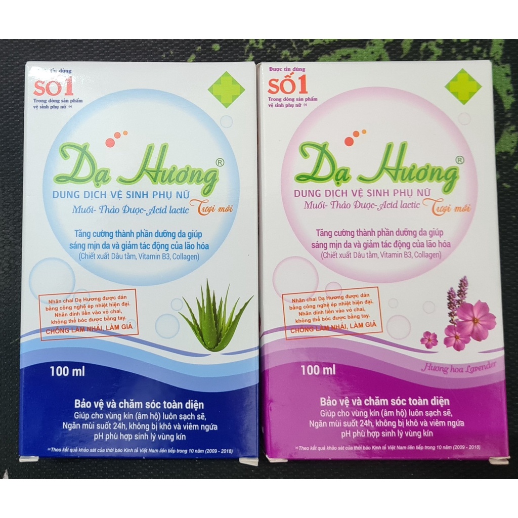 Dung dịch vệ sinh phụ nữ Dạ Hương Chai 100ml - Bảo vệ và chăm sóc toàn diện