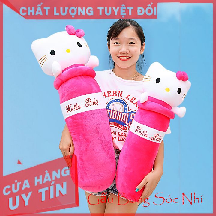 ⚡Flash Sale⚡ Gấu Bông Gối Ôm Hello Kitty Dễ Thương