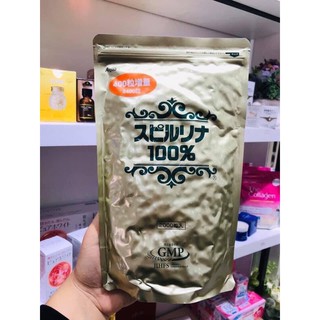 Tảo xoắn túi spirulina 2400 viên Nhật Bản