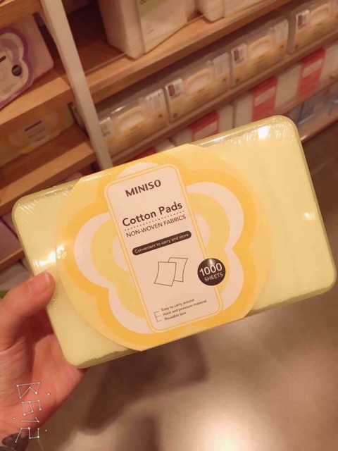 Bông Tẩy Trang Miniso Nhật 1000m