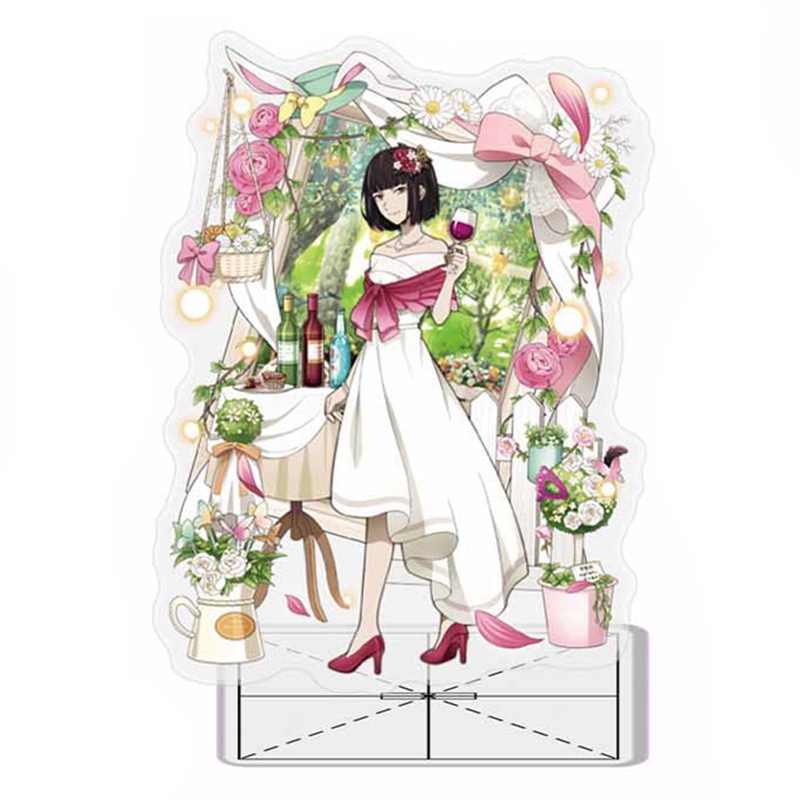 Mô hình nhân vật anime Bungou Stray Dogs có giá đỡ trưng bày làm từ acrylic