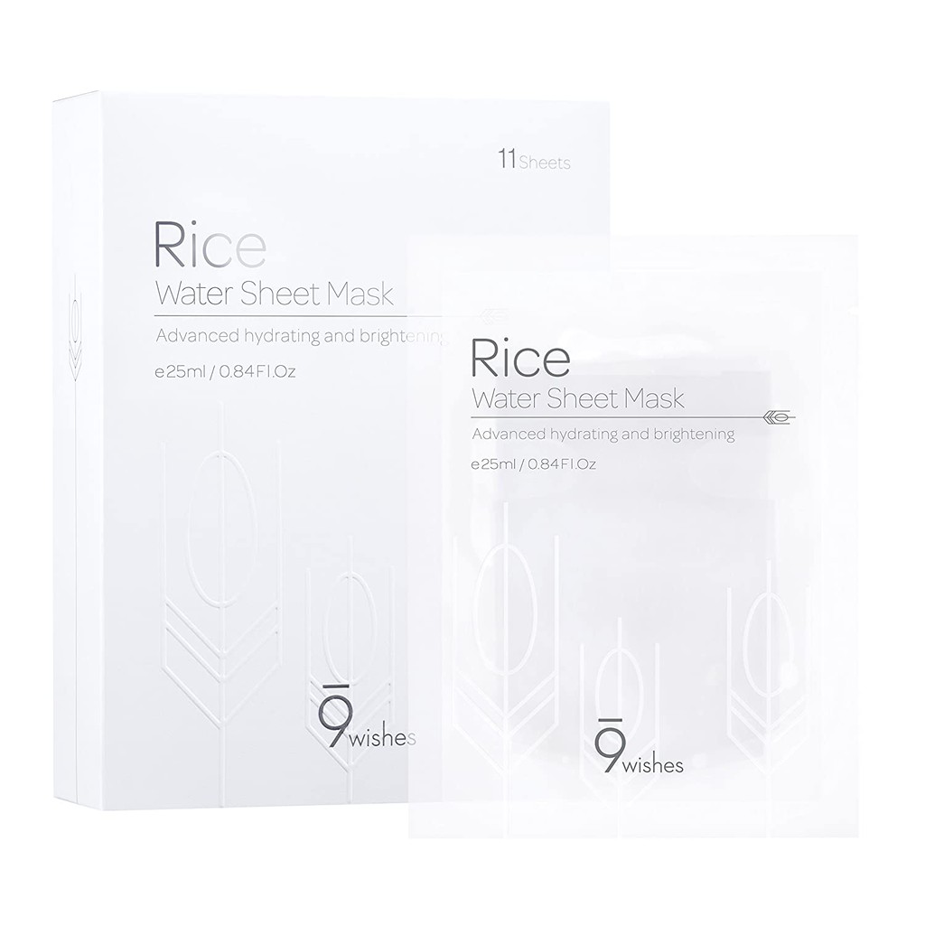 Mặt nạ gạo 9 Wishes Rice Water Sheet Mask 25ml