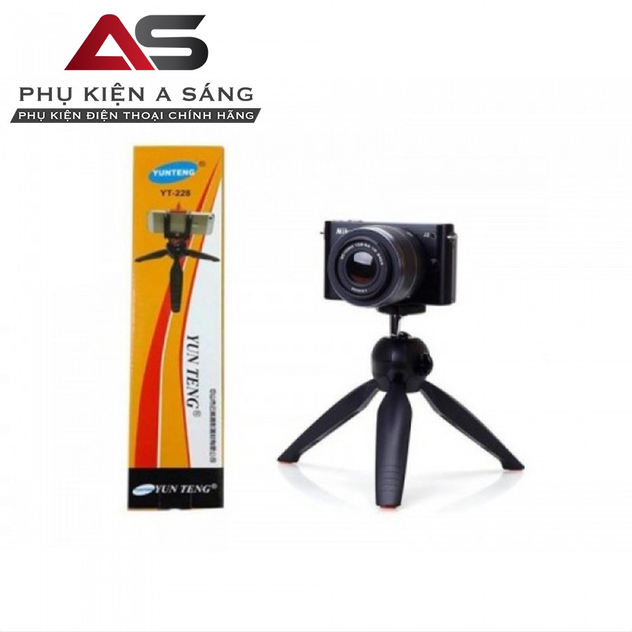 [Mã 2404EL10K giảm 10K đơn 20K] Giá đỡ 3 Chân điện thoại máy ảnh Tripod Yunteng 288 - Yunteng 288