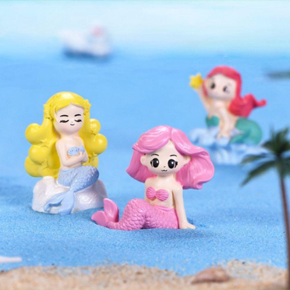 IVORY Mô Hình Vỏ Sò Hoạt Hình Trang Trí Tiểu Cảnh