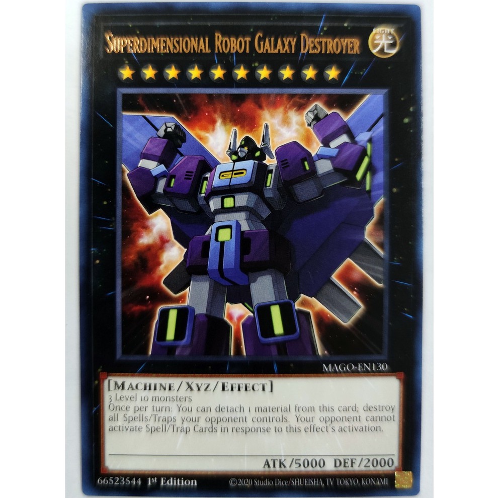 Superdimensional Robot Galaxy Destroyer |EN| Gold-Letter Rare