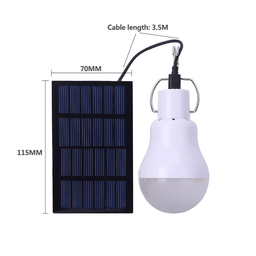 JANE Bóng Đèn Cắm Trại Sử Dụng Năng Lượng Mặt Trời 130LM