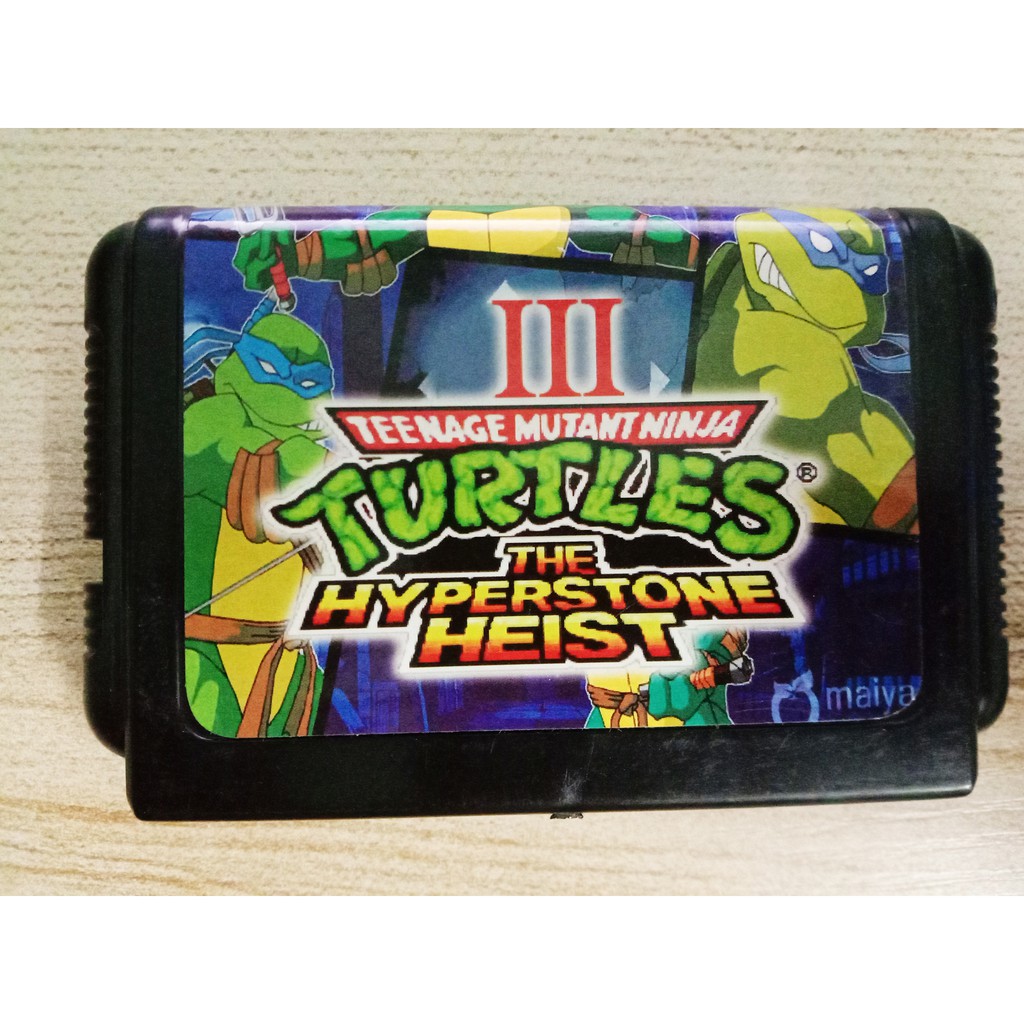 Băng game Ninja Rùa 3 ( Turtles III ) cho máy SEGA độ phân giải 16 bit