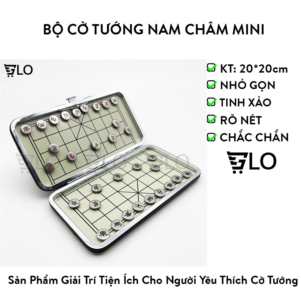 Bộ Cờ Tướng Nam Châm Du Lịch Mini