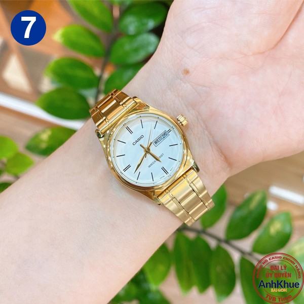 Đồng hồ nữ dây kim loại Casio chính hãng Anh Khuê LTP-V006 Series (25mm)