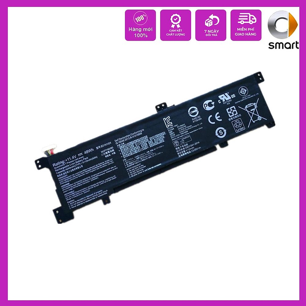 Pin Laptop Asus K401L K401U K401LB K401UB K401 B31N1424 - Pin Zin - Hàng Chính Hãng