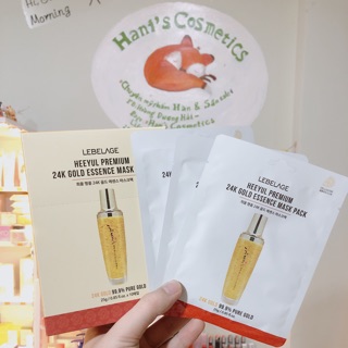 Mặt nạ tinh chất vàng lebelage premium 24k gold essence mask pack
