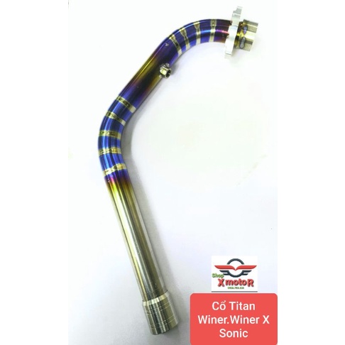Cổ pô winer winer x sonic cổ titan gắn pô zin