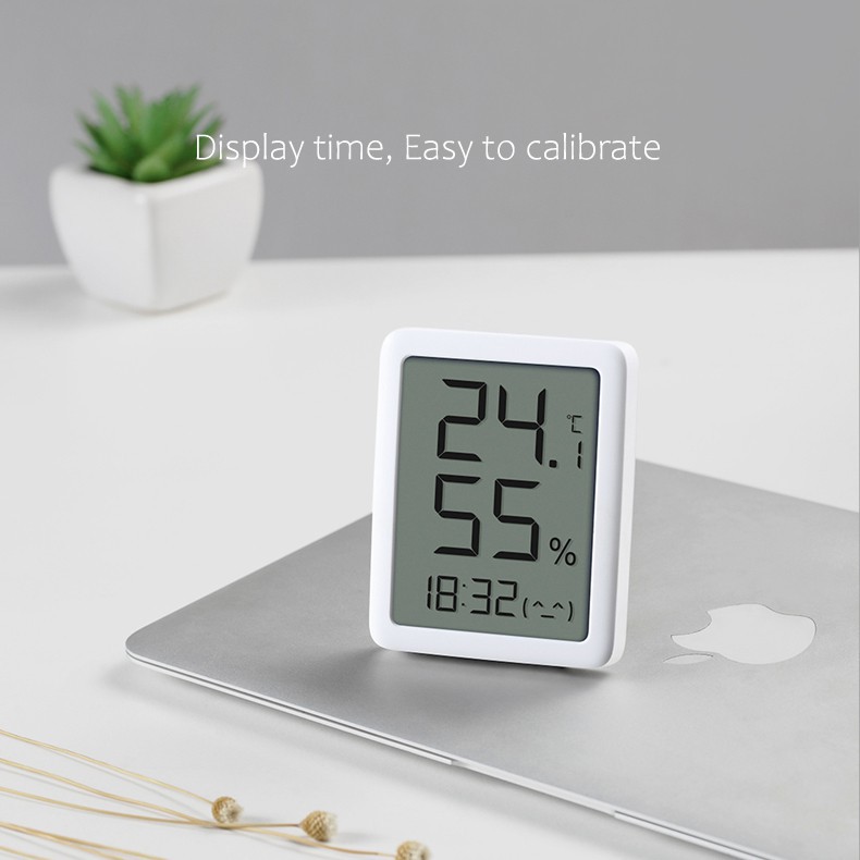 ℗﹉From Xiaomi Youpin Miaomiaoce Nhiệt kế cảm biến độ ẩm và E-ink tích hợp màn hình LCD kỹ thuật số tiện dụng