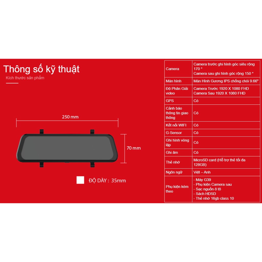 [Trả góp 0%] [KèmThẻ nhớ 128Gb] Camera Hành Trình Vietmap G40 [Miễn Phí Lắp Đặt] | BigBuy360 - bigbuy360.vn