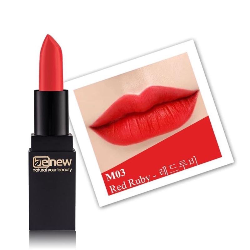 Son lì nhiều dưỡng, siêu mềm mượt Benew Perfect Kissing Lipstick 3.5g