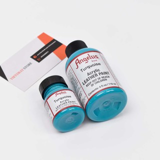 Màu Angelus Acrylic Leather Paint vẽ trên chất liệu da, vải - Màu Turquoise