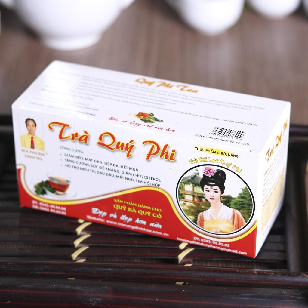 Trà quý phi cung đình huế đức phượng dành cho phái nữ làm đẹp da, giảm mụn, giảm cân, tiêu mỡ bụng Mỹ Phẩm Sỉ Emer