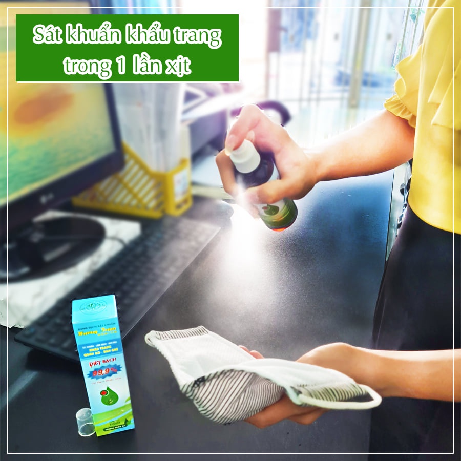 Dung dịch sát khuẩn khẩu trang Hương Tràm