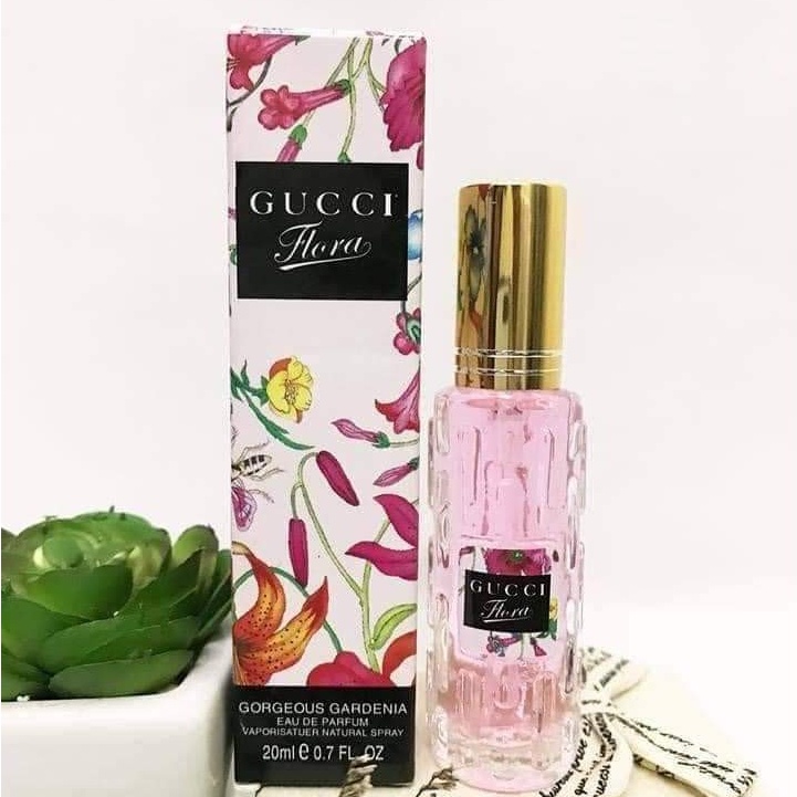 Nước hoa mini gucci hoa nữ chai 20ml dạng xịt- mẫu 4d- Mùi gucci hoa- flora