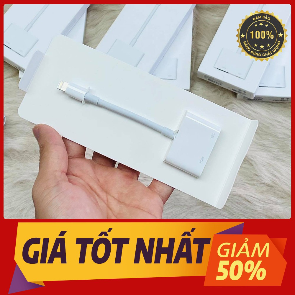 [CHÍNH HÃNG] Cáp chuyển Apple Lightning to HDMI