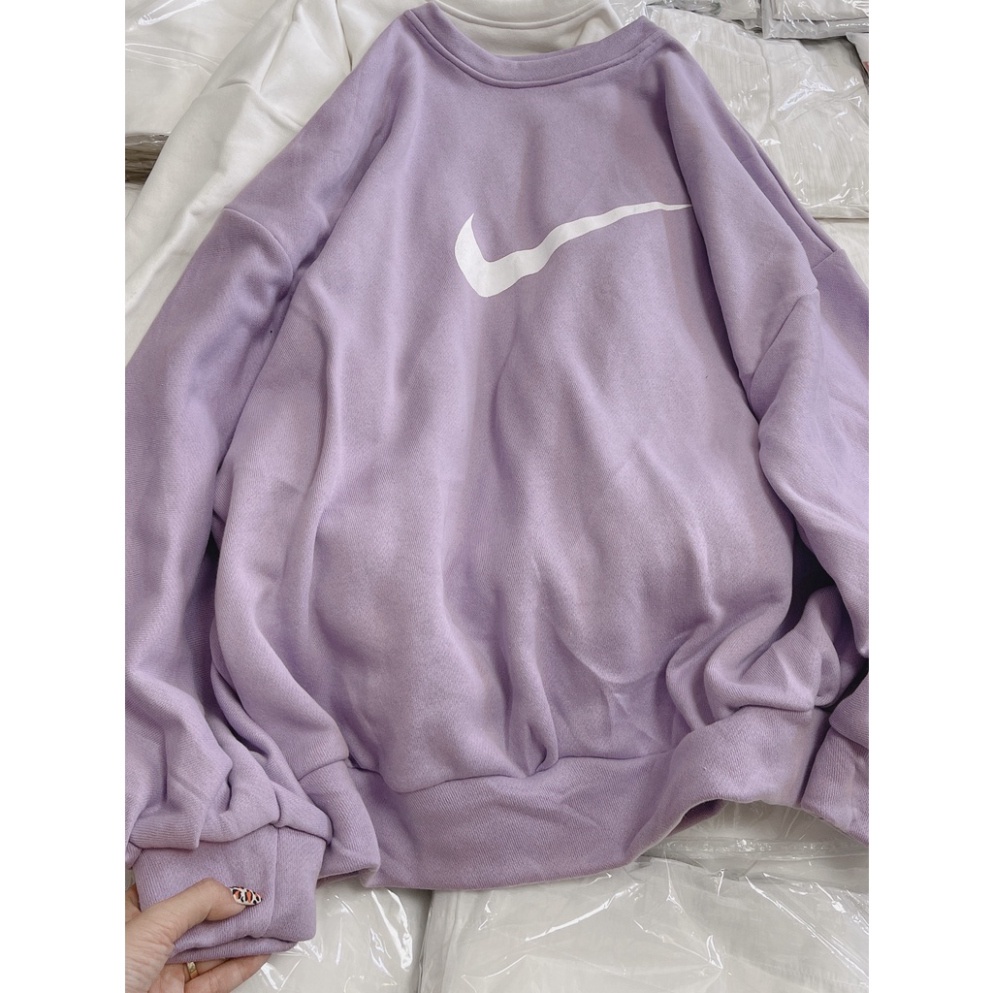 Áo nỉ nữ cổ tròn tay bồng hình vảy 4 màu mặc thu đông - Uni | BigBuy360 - bigbuy360.vn