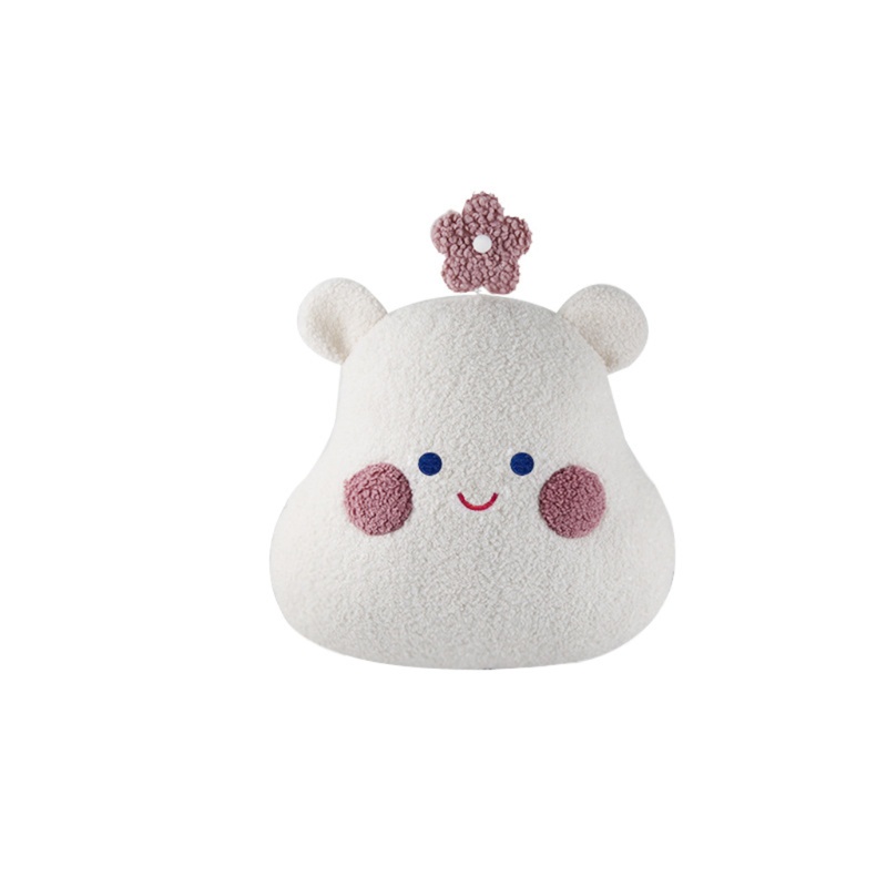 Gối Kê Cổ/Vai/Tựa Đầu Mềm Mại In Hình Hoa Hoạt Hình