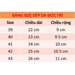 Dép da bò nam cao cấp Đức Trí (Mã B6)