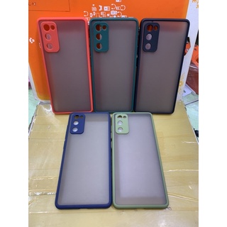 Ốp lưng Samsung S20 FE viền dẻo lưng nhám mờ