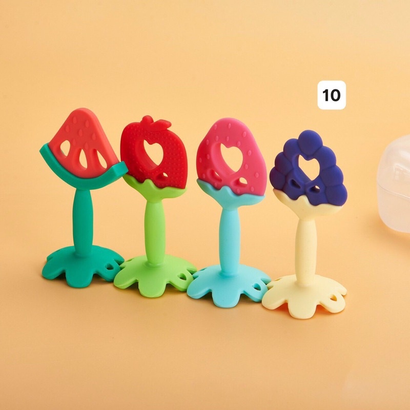 Gặm nướu silicon hình hoa quả dễ thương cho bé