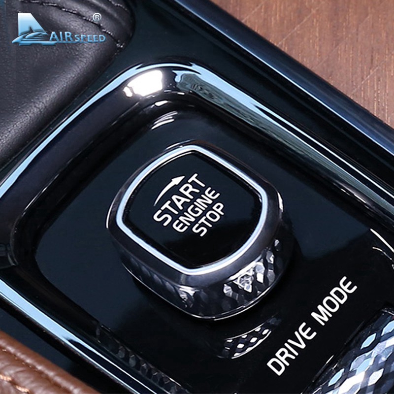 Vỏ Bọc Trang Trí Cần Gạt Số Cho Volvo XC90 S90 V90 XC60 S60 V60 ABS