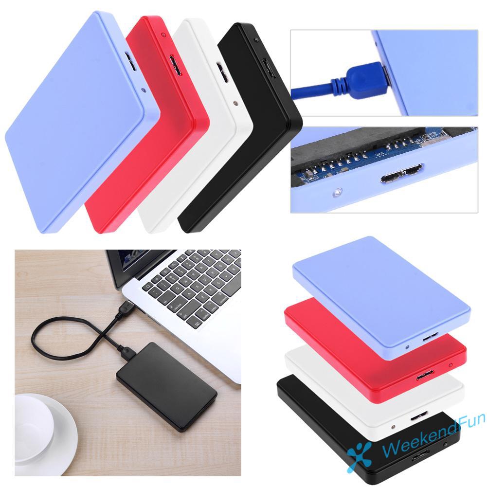 Vỏ Ổ Cứng Ngoài 2.5in Usb3.0 Sata 3tb Hdd Cho Pc