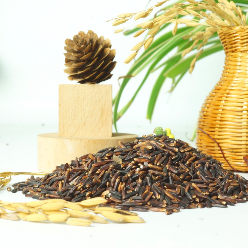 Gạo lứt ăn kiêng, giảm cân GUfoods (1kg) - Lứt huyết rồng / Huyết rồng xát dối / Lứt tím than - Phù hợp Thực dưỡnGUfoods | BigBuy360 - bigbuy360.vn