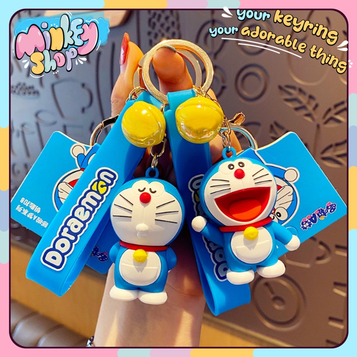 Móc Khóa Cao Cấp Hình ĐOREMON Cute ,phụ kiện Túi Xách dễ thương -Minkey