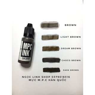 Mực MPC Hàn quốc màu nhanh bám,lên đậm,hoàn toàn không cầm dặm