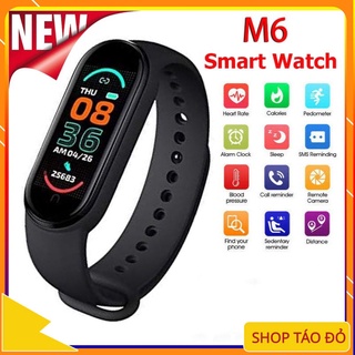 Đồng hồ thông minh M6, đo nhịp tim, đo lượng calo, tập luyện thể thao. Tiêu chuẩn chống nước. Thiết kế nhỏ gọn, pin ổn.